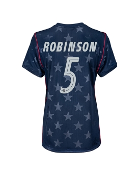 Billige Fotballdrakt Forente stater Antonee Robinson #5 Replika Bortedrakt Dame VM 2026 Kortermet Billige Fotballdrakt Forente stater Antonee Robinson #5 Replika Bortedrakt Dame VM 2026 Kortermet
